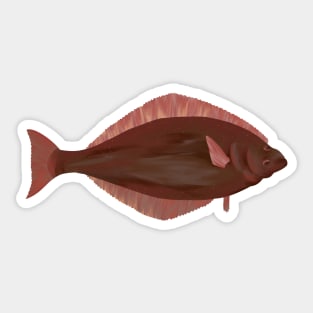 Halibut Sticker